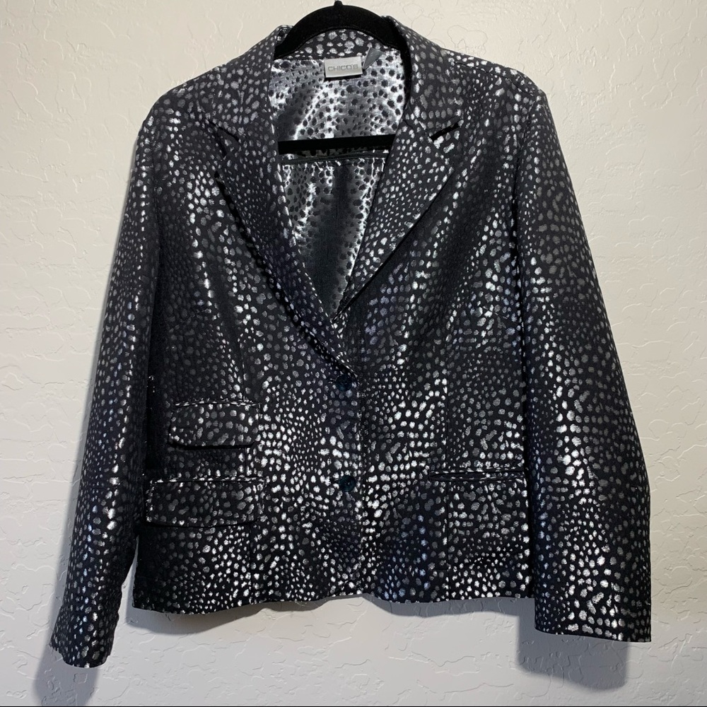 Silver Metallic Jacket